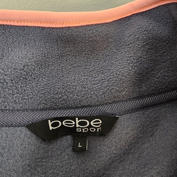 Bebe Sweatshirt/Jacket Size L, Might run small! Check measurements! - Picture 3 of 6